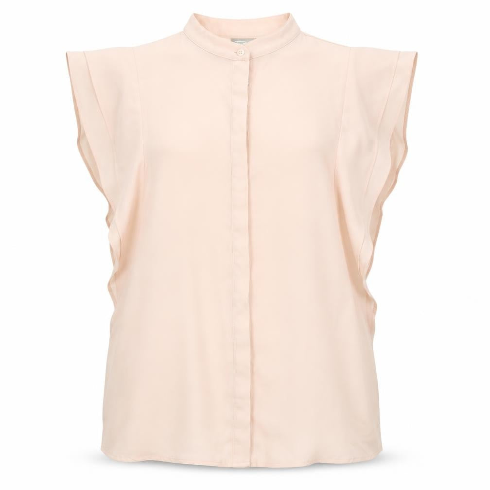 ASOS Womens Pink Polyester Basic Tank Size 12 Round Neck