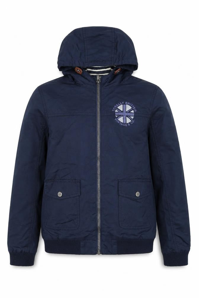La Redoute Boys Blue Bomber Jacket Jacket Size 12 Years Zip