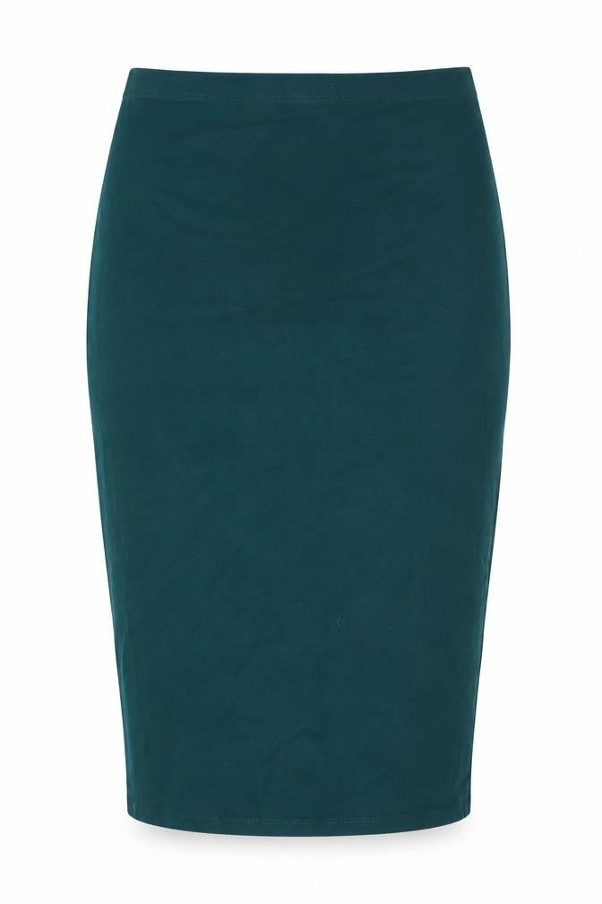Atmosphere Womens Blue Cotton Bandage Skirt Size 8