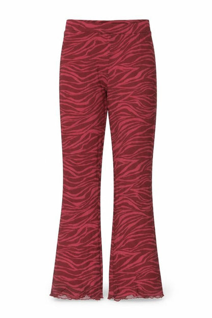 Candy Couture Girls Red Animal Print Polyester Jogger Trousers Size 12 Years Regular Pullover