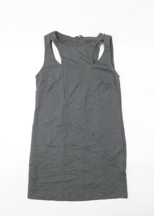 Tezenis Womens Grey Polyester A-Line Size S Round Neck Pullover