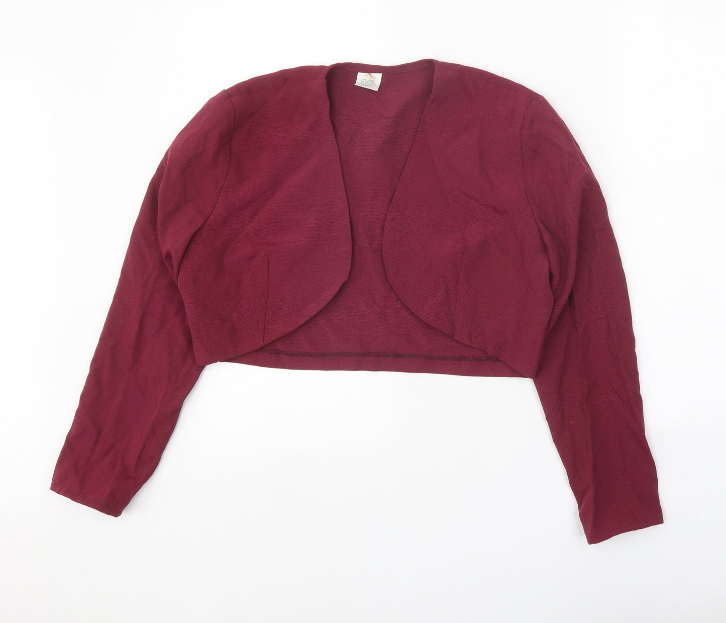 Preworn Womens Red Jacket Size 12
