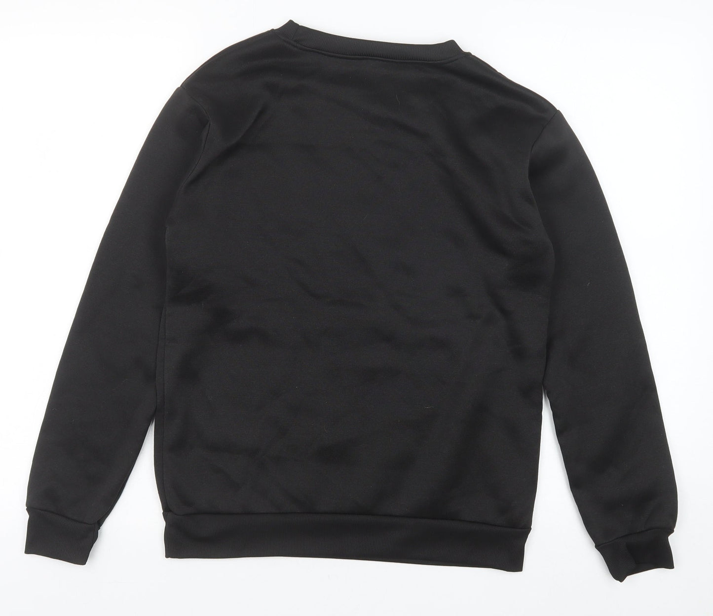 Preworn Womens Black Polyester Pullover Sweatshirt Size M Pullover - Skeleton