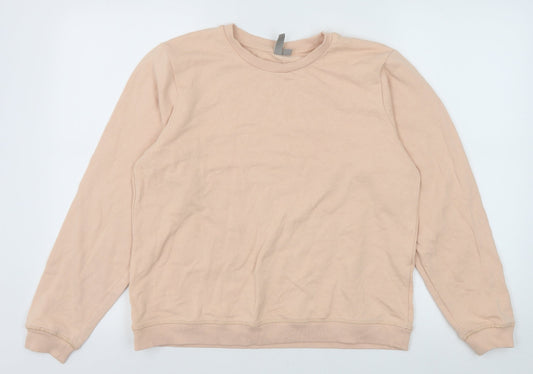 ASOS Womens Pink 100% Cotton Pullover Sweatshirt Size 12 Pullover