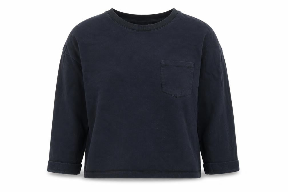 ASOS Womens Black 100% Cotton Pullover Sweatshirt Size 14 Pullover