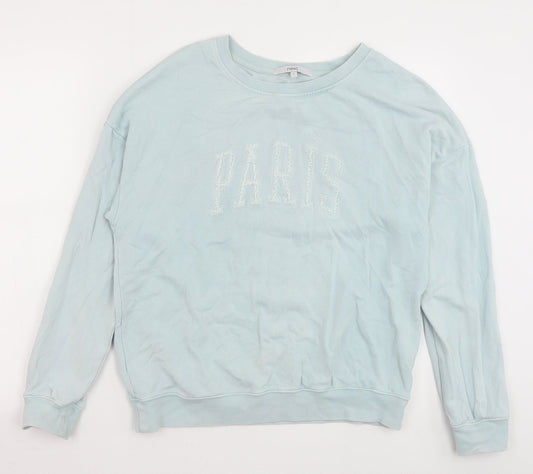 NEXT Womens Green Cotton Pullover Sweatshirt Size S Pullover - Paris