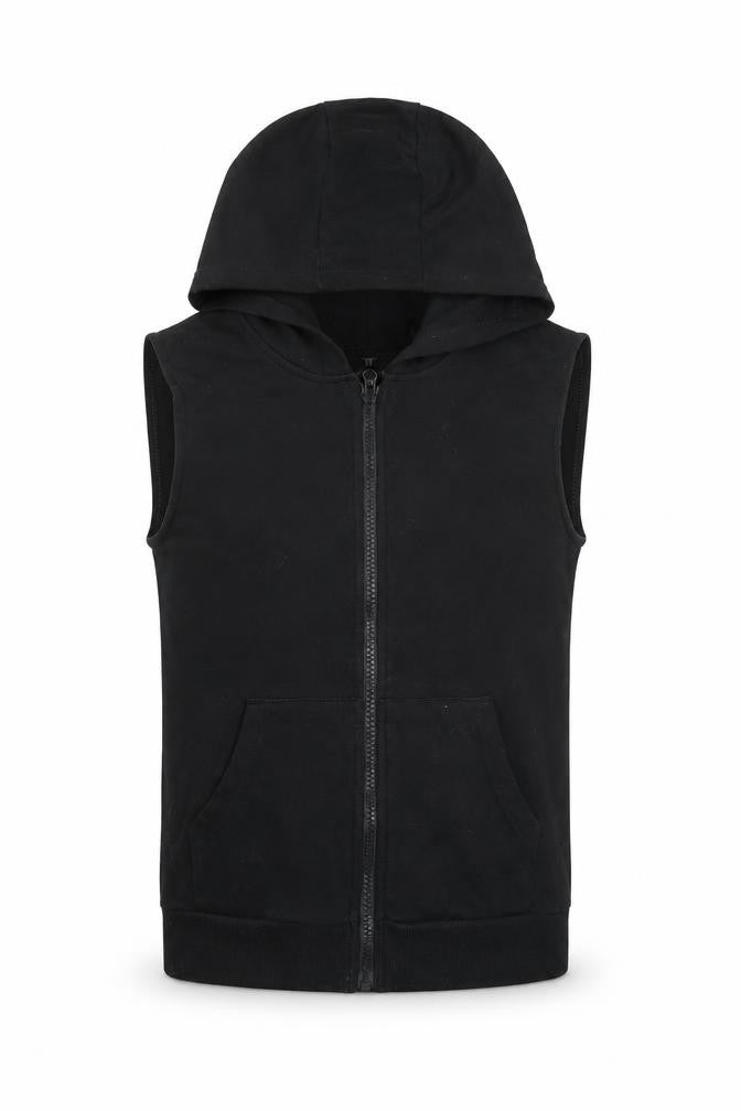 George Boys Black Cotton Full Zip Hoodie Size 9-10 Years Zip