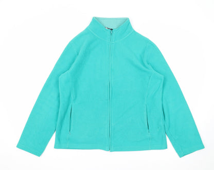 EWM Womens Green Jacket Size 14 Zip