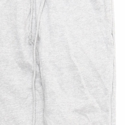 PRETTYLITTLETHING Womens Grey Polyester Sweatpants Trousers Size S Regular Drawstring - Chicago