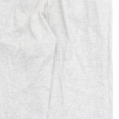 PRETTYLITTLETHING Womens Grey Polyester Sweatpants Trousers Size S Regular Drawstring - Chicago