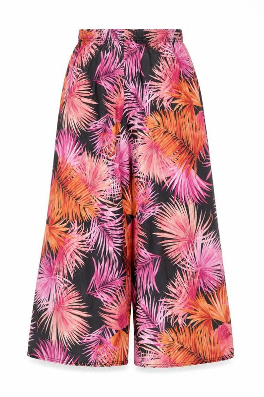 Decoy Womens Pink Geometric Polyester Trousers Size 30 in Regular