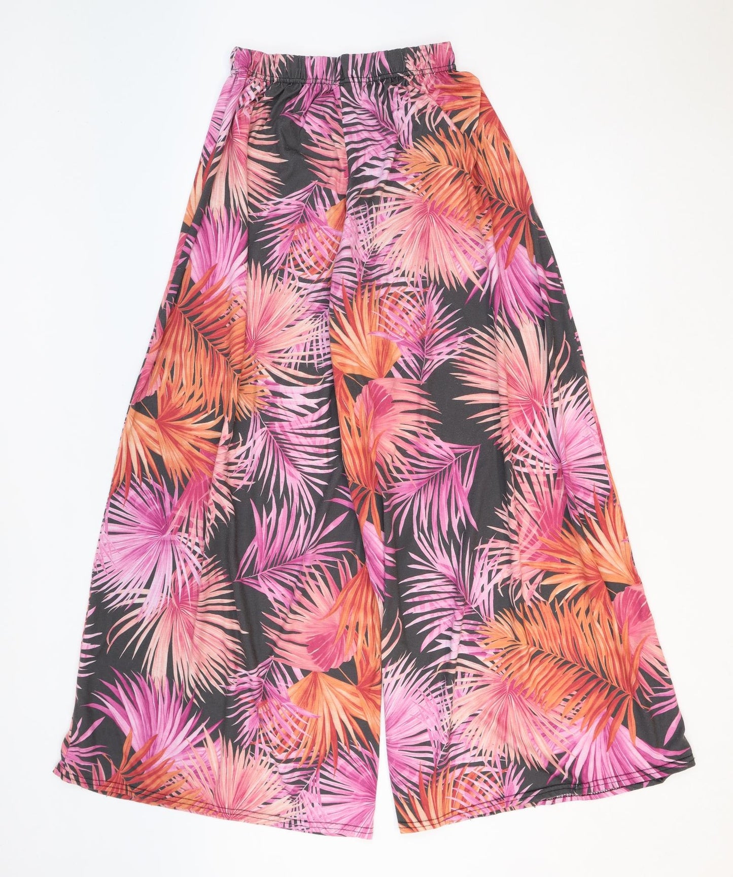Decoy Womens Pink Geometric Polyester Trousers Size 30 in Regular