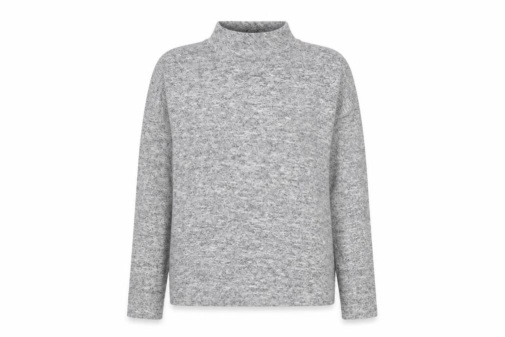 Peacocks Womens Grey High Neck Viscose Pullover Jumper Size 10