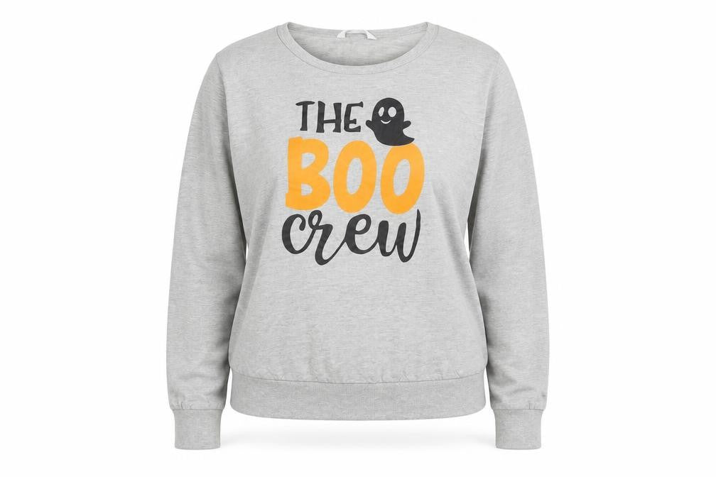 PatPat Womens Grey Cotton Pullover Sweatshirt Size XL Pullover - The Boo Crew