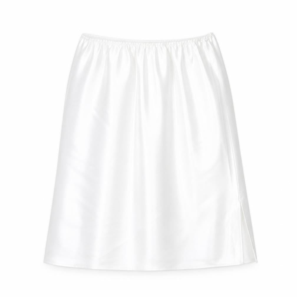 Marks & Spencer Womens White Polyester A-Line Skirt Size 8
