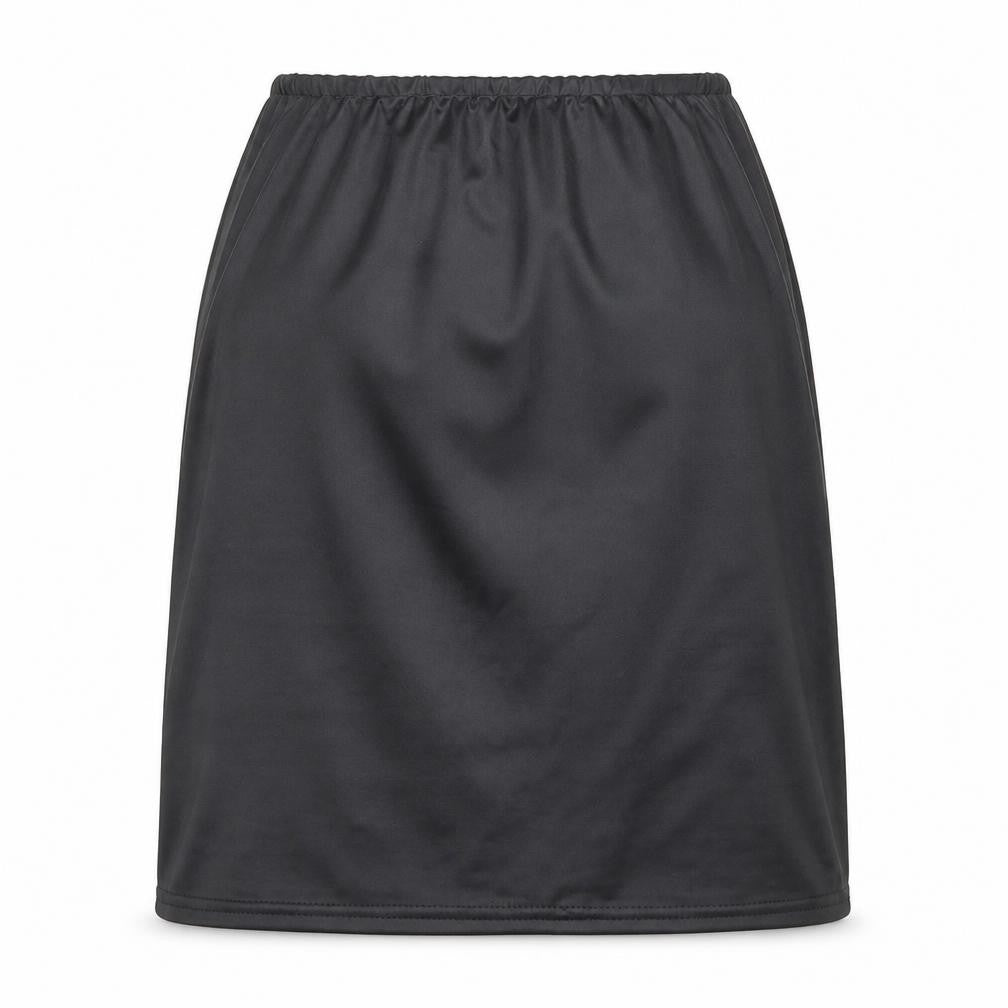 PRETTYLITTLETHING Womens Black Polyester A-Line Skirt Size 6