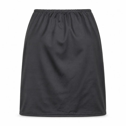 PRETTYLITTLETHING Womens Black Polyester A-Line Skirt Size 6