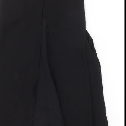 H&M Womens Black Polyester Basic Tank Size 10 Scoop Neck