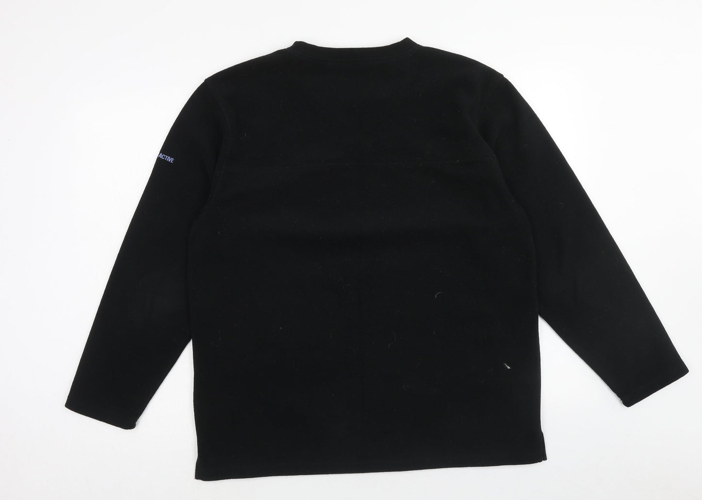 CS Active Mens Black Polyester Pullover Sweatshirt Size M