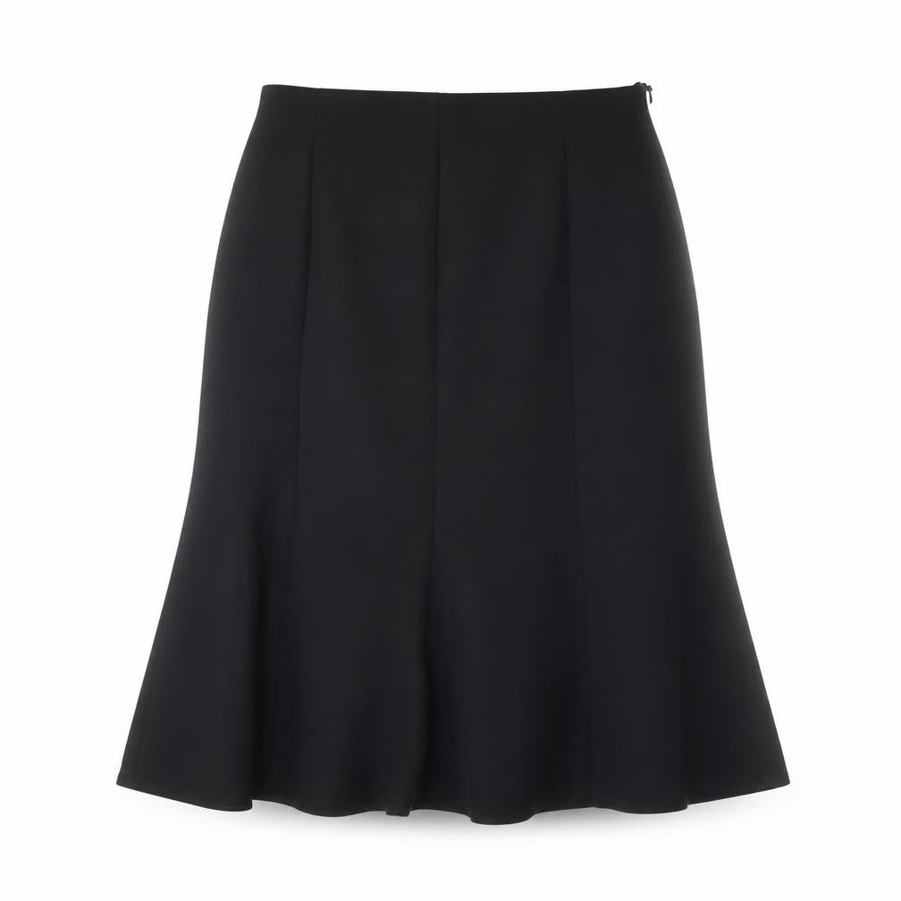 Blanchelle Womens Blue Polyester Swing Skirt Size 12 Zip
