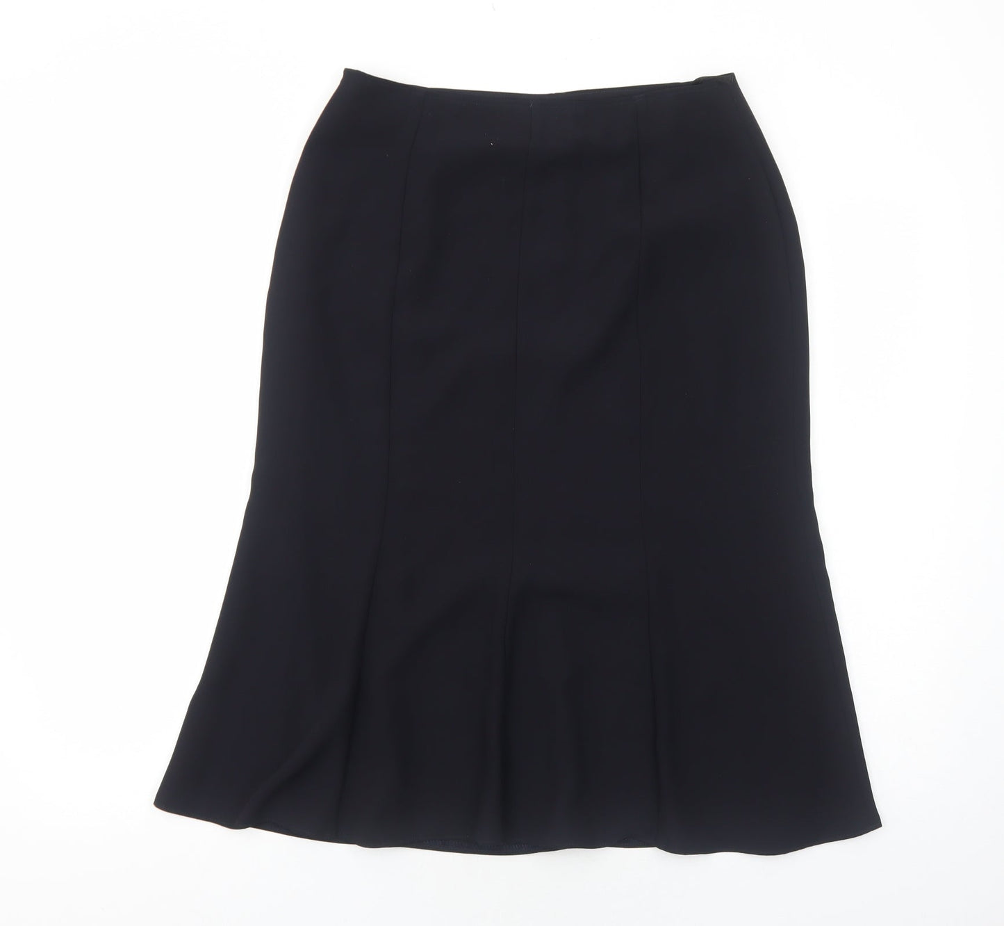 Blanchelle Womens Blue Polyester Swing Skirt Size 12 Zip