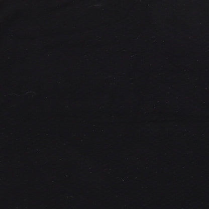 Betty Barclay Womens Black Round Neck Herringbone Viscose Pullover Jumper Size 10