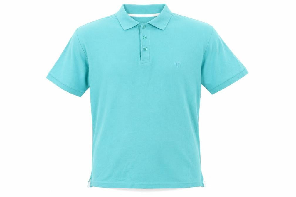 Dissident Mens Green Cotton Polo Size L Collared Button