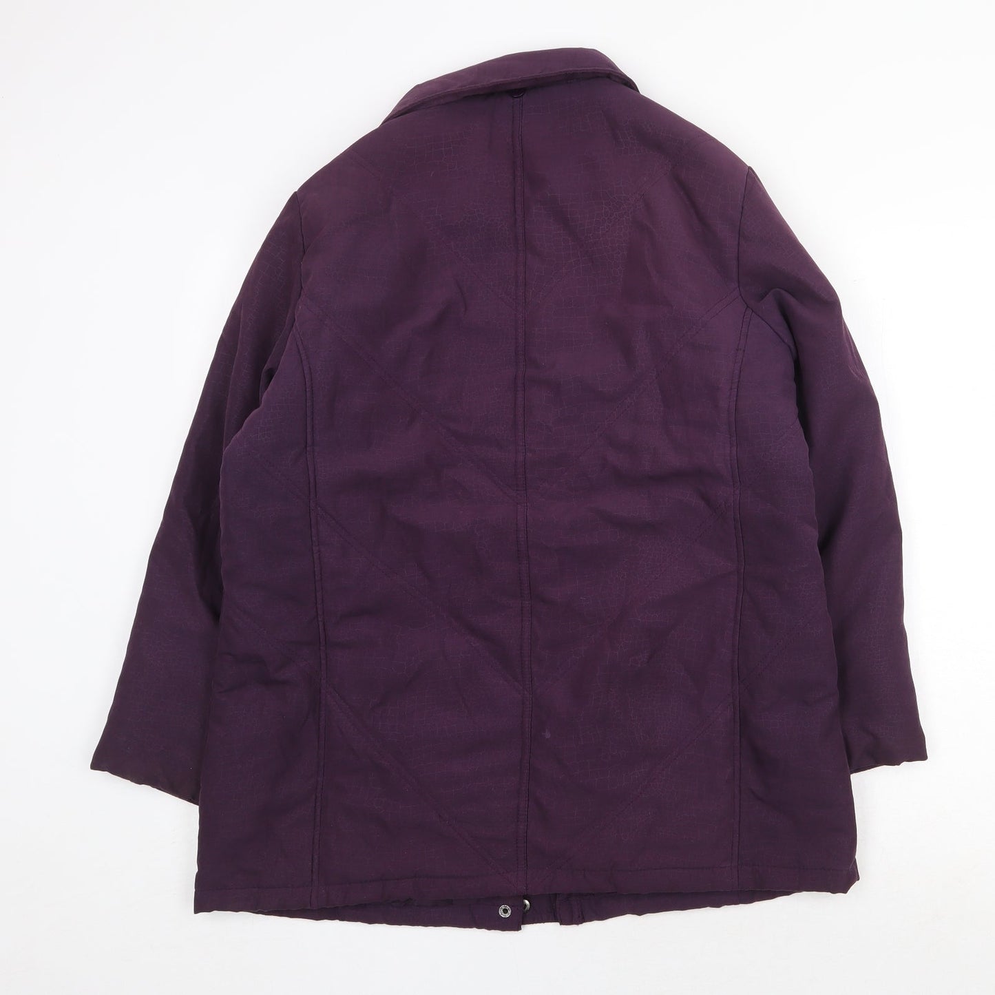 EWM Womens Purple Jacket Size 14 Zip