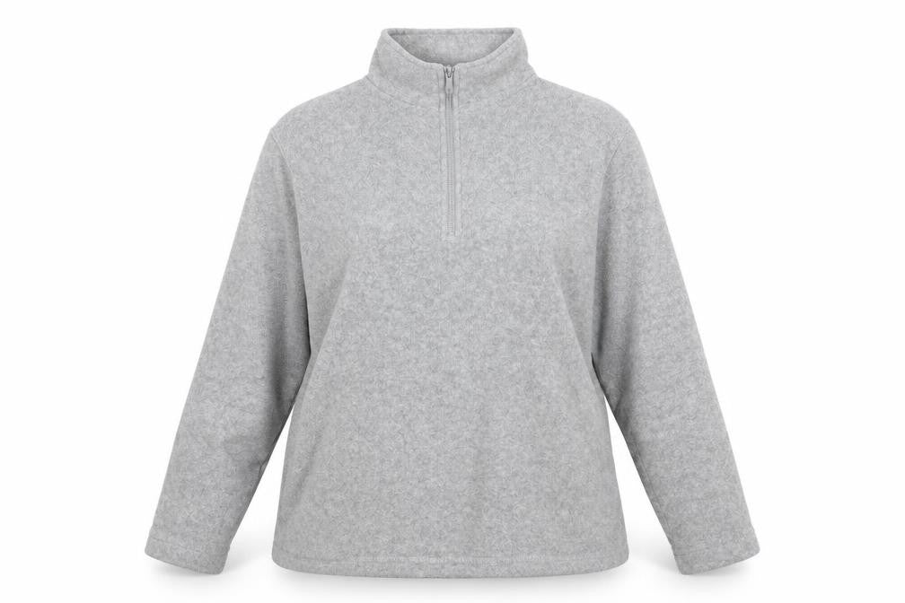 Papaya Womens Grey Polyester Pullover Sweatshirt Size 14 Zip