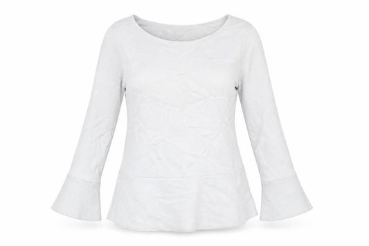 Monsoon Womens Grey Scoop Neck Viscose Pullover Jumper Size 12