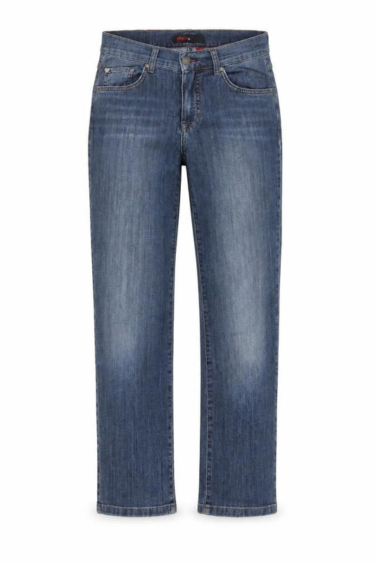 Angels Womens Blue Cotton Straight Jeans Size 28 in L28 in Regular Button
