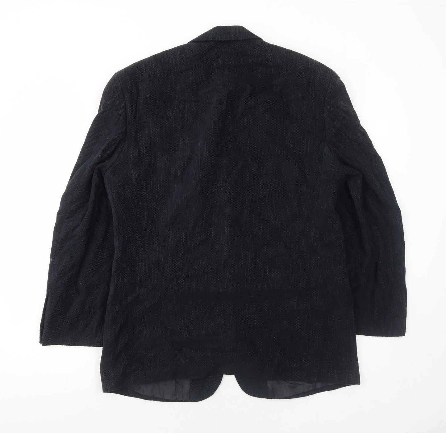 Marks and Spencer Mens Blue Cotton Jacket Blazer Size 40 Regular