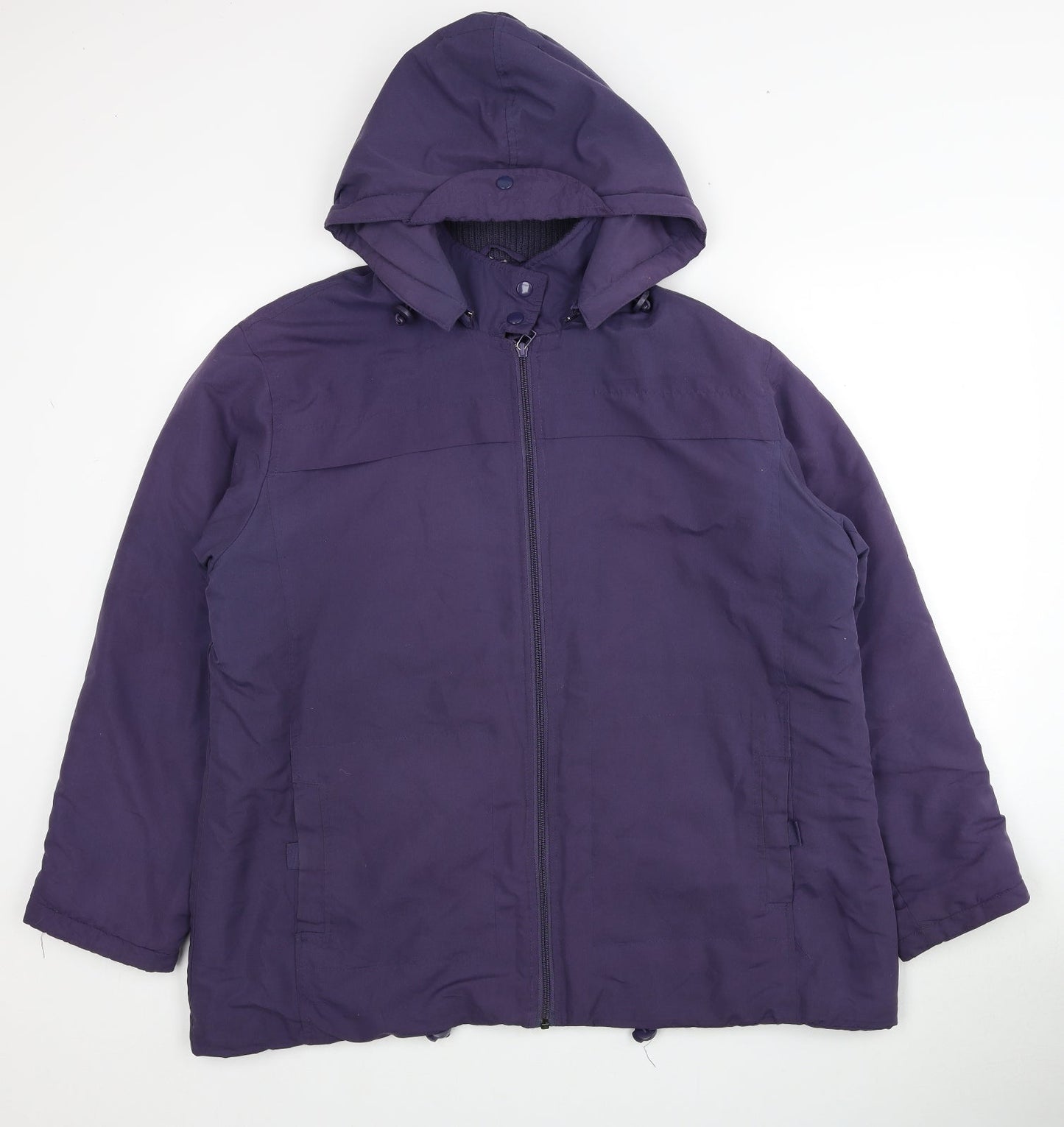 Roman Womens Purple Jacket Size L Zip
