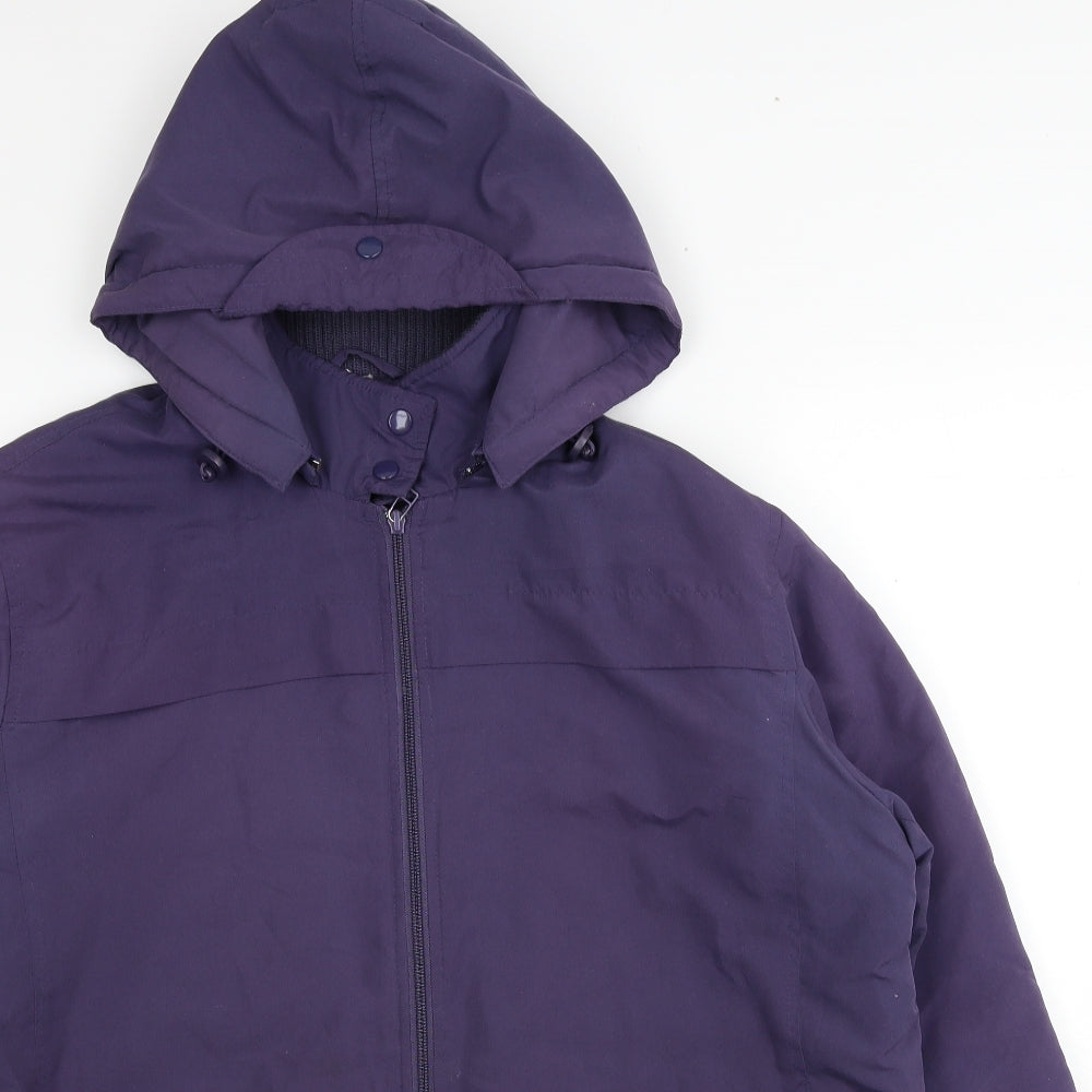 Roman Womens Purple Jacket Size L Zip