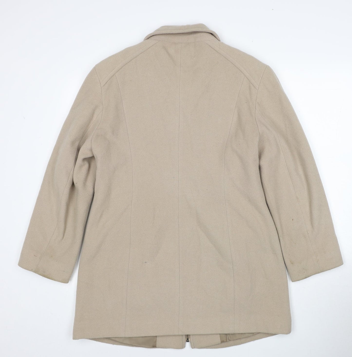 Klass Womens Beige Jacket Size 10 Zip