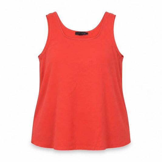 Atmosphere Womens Red Polyester Basic Tank Size 14 Square Neck