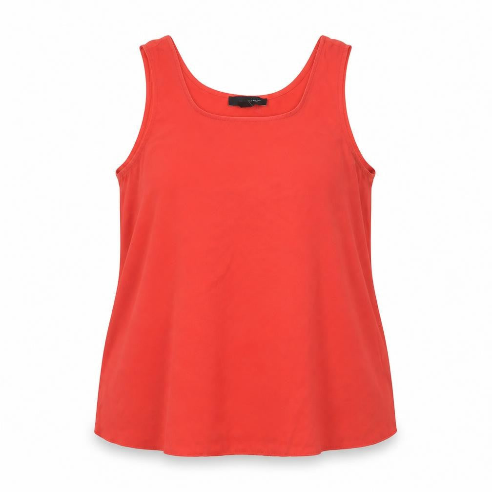 Atmosphere Womens Red Polyester Basic Tank Size 14 Square Neck