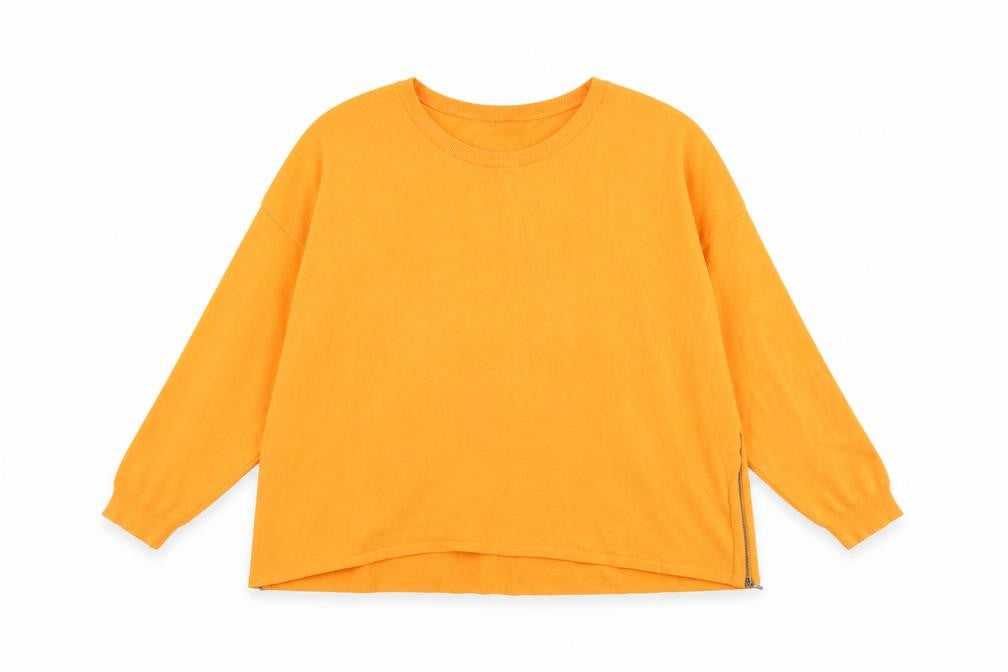 Marks & Spencer Womens Orange Round Neck Viscose Pullover Jumper Size 16