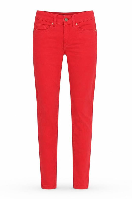 Blue Ridge Womens Red Cotton Skinny Jeans Size 28 in Regular Zip