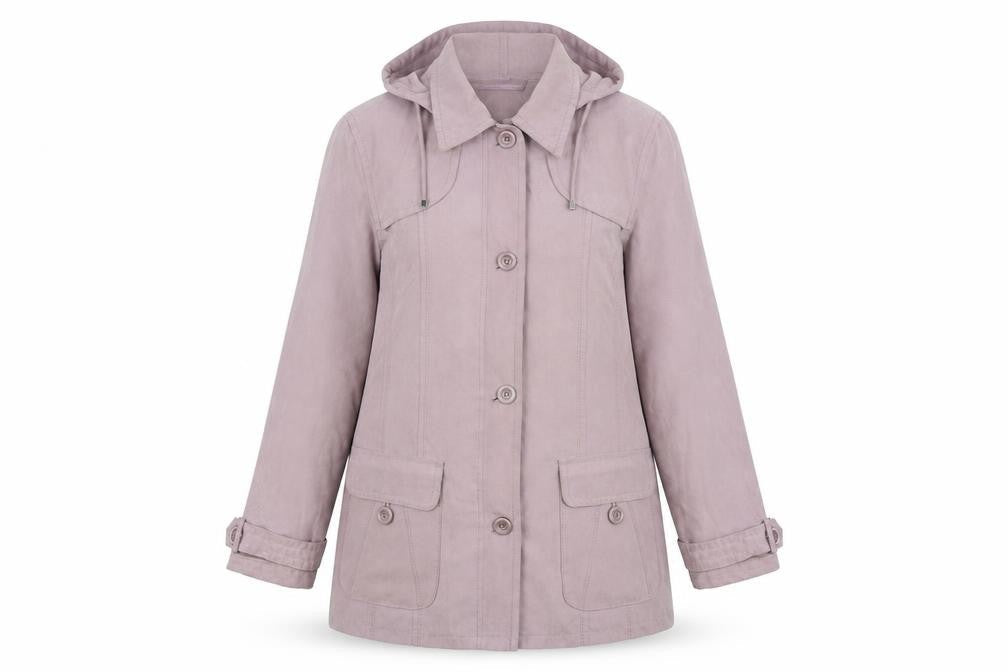 Katherine Hammond Womens Purple Jacket Coat Size 12 Button