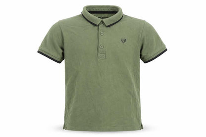 Urban Dept Boys Green 100% Cotton Basic Polo Size 8 Years Collared Button