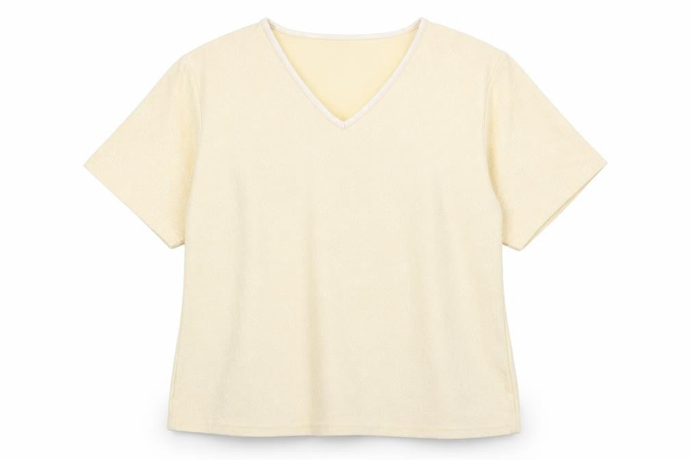 Mackays Womens Yellow V-Neck Polyester Pullover Jumper Size 14