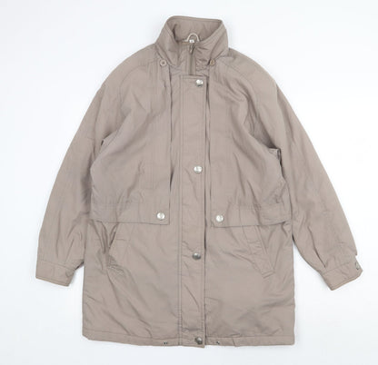 Telemac Womens Grey Jacket Size 10 Zip