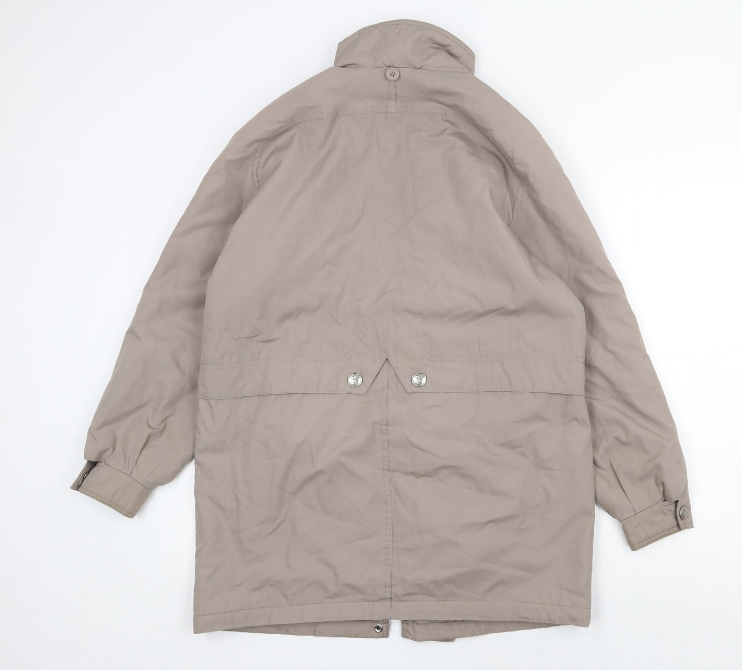 Telemac Womens Grey Jacket Size 10 Zip