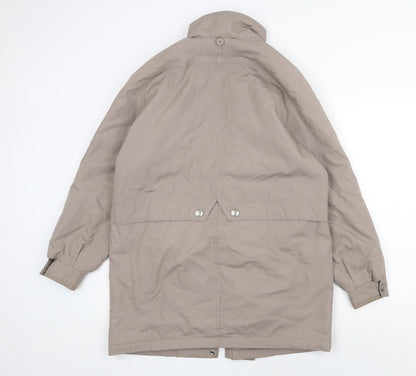 Telemac Womens Grey Jacket Size 10 Zip