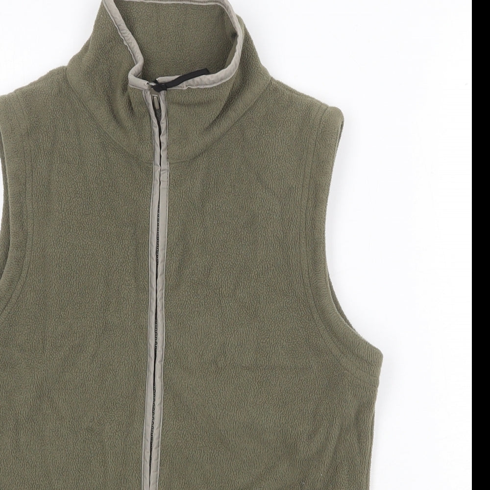 NL Active Mens Green Gilet Waistcoat Size S Zip