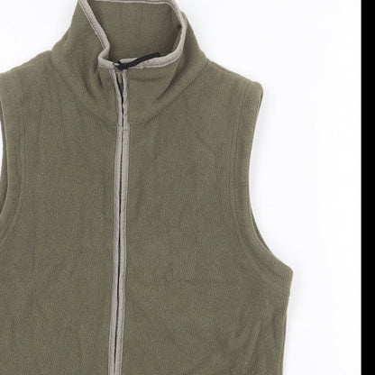 NL Active Mens Green Gilet Waistcoat Size S Zip