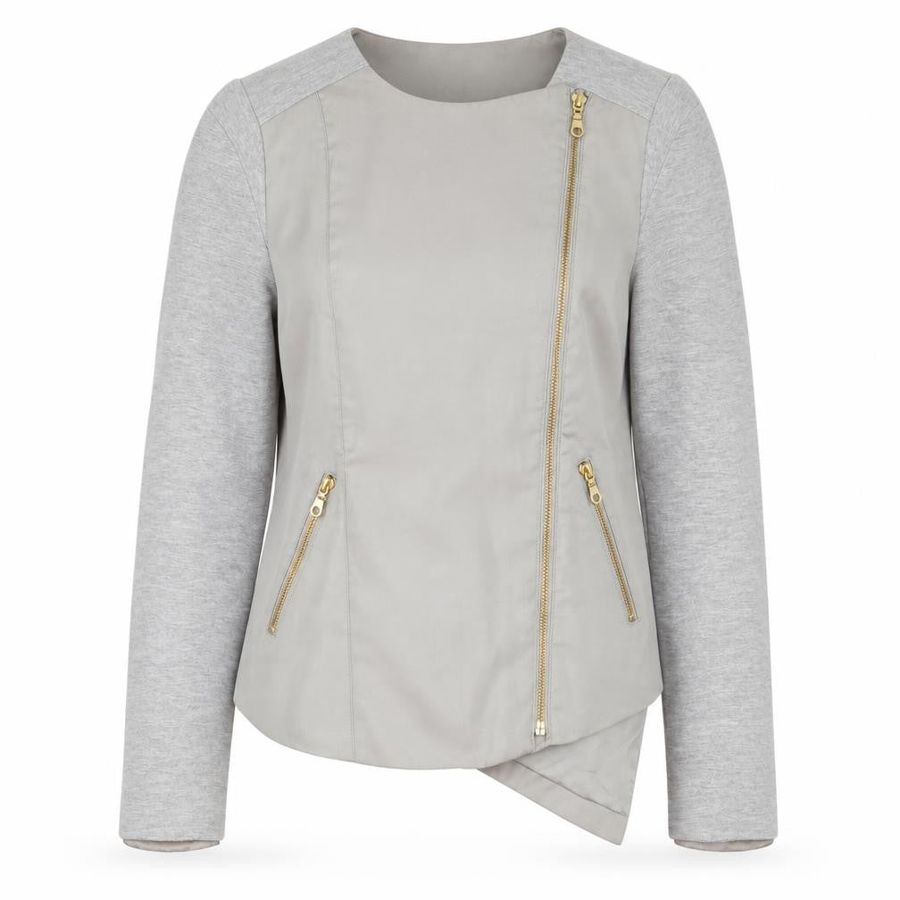 Snob Womens Green Jacket Size 8 Zip