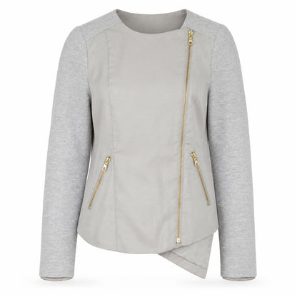 Snob Womens Green Jacket Size 8 Zip
