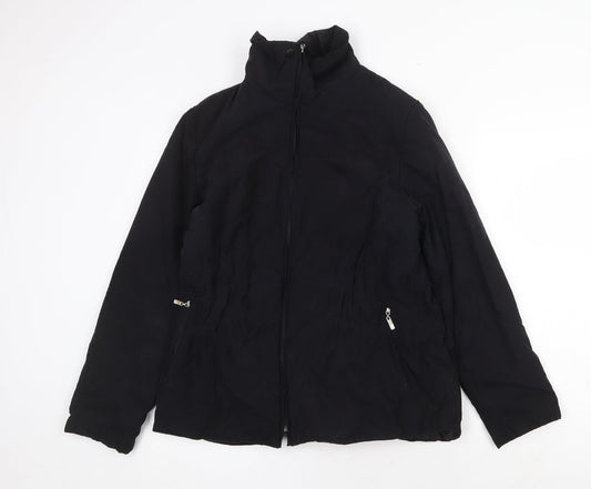 Klass Womens Black Jacket Size M Zip